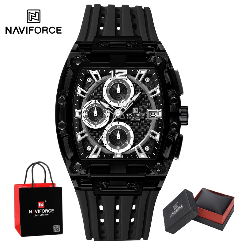 Luxury Watch Strap - NAVIFORCE Man's Watch 5ATM Waterproof Quartz