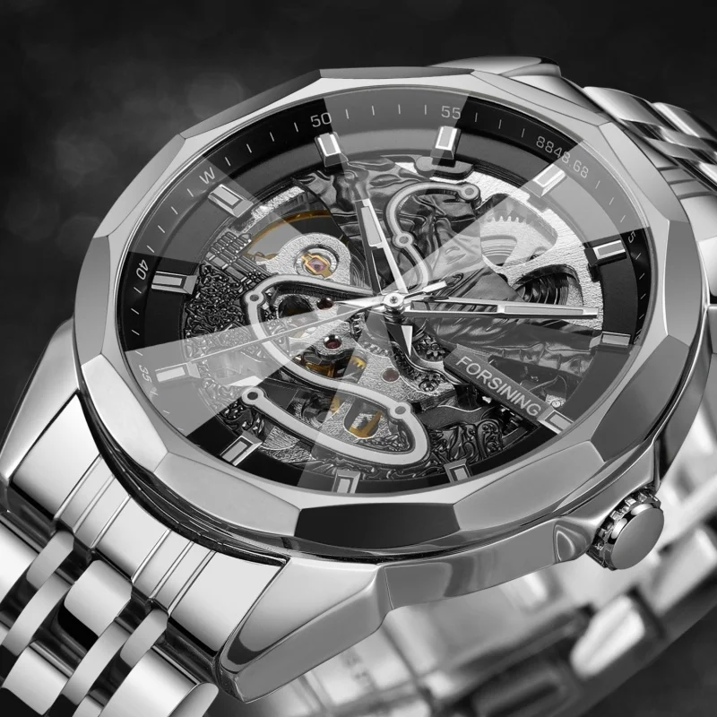 Minute Repeater Watch - FORSINING 468A Men's Automatic Mechanical Watch