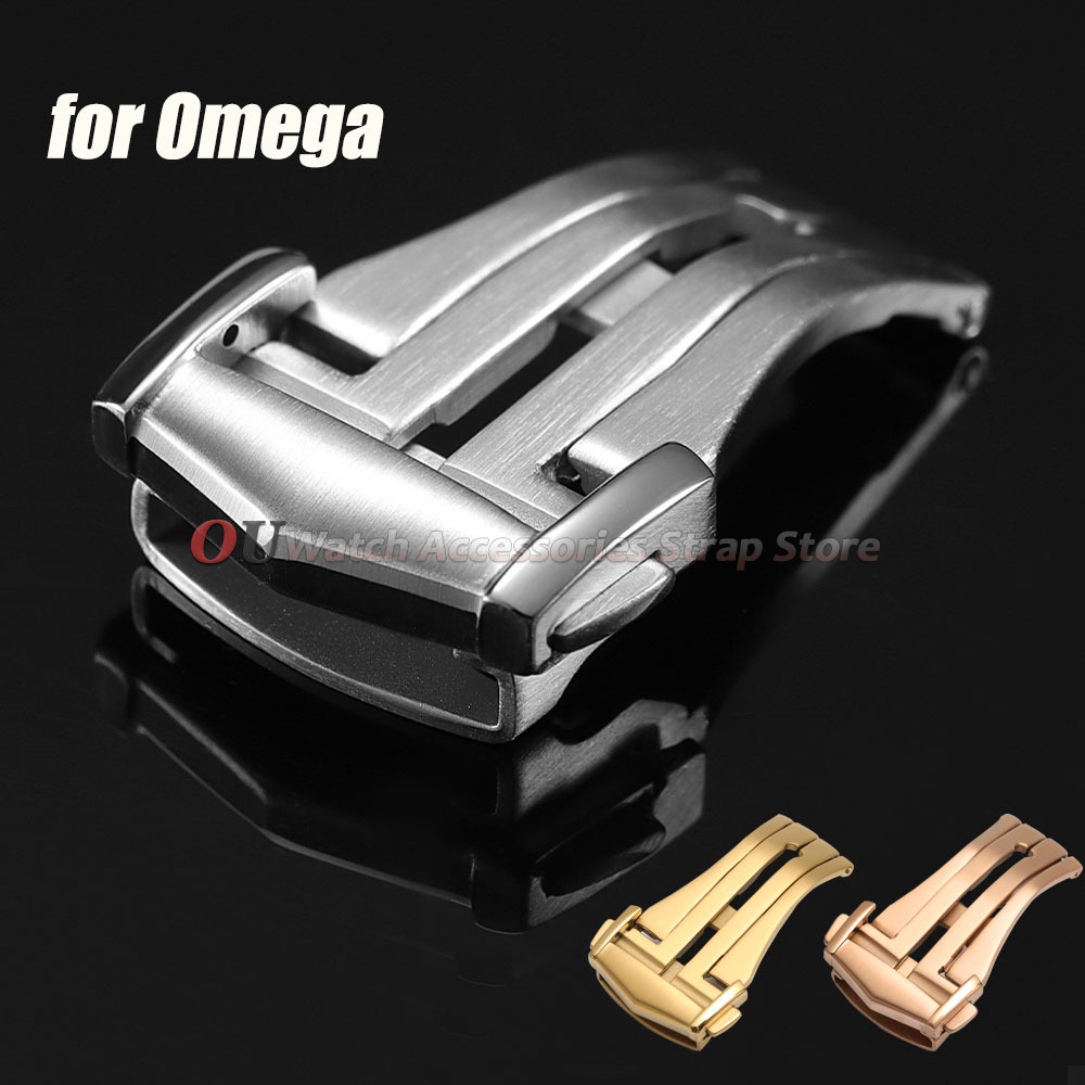 Omega Watch Seamaster - Stainless Steel Folding Buckle Replacement Matte