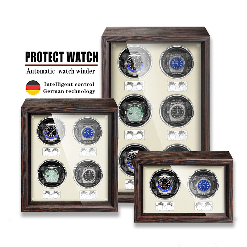 Luxury Watch Winder Box - The Spot Goods 1/2/4/6 Slot Automatic