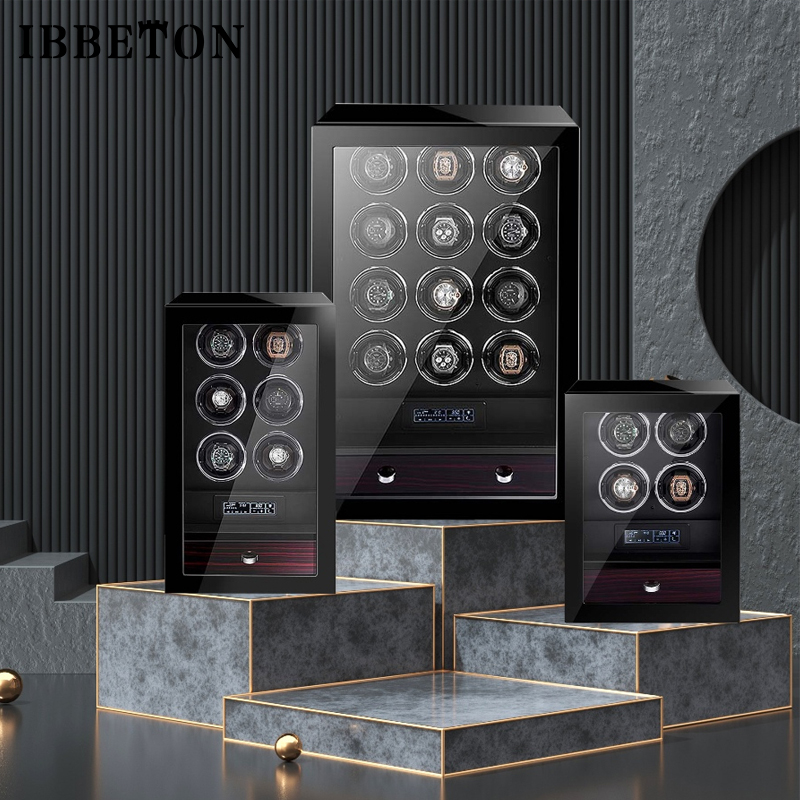 Luxury Watch Winder Box - IBBETON Luxury Watch Winder Automatic Watches
