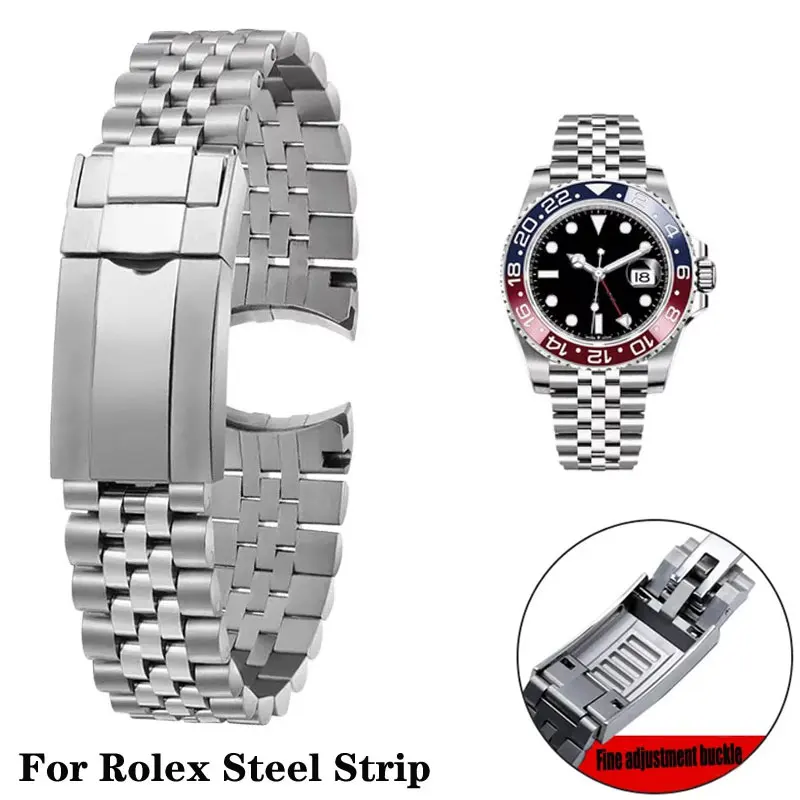 Luxury Watch La - 20mm Jubilee 904 Watchband For Rolex