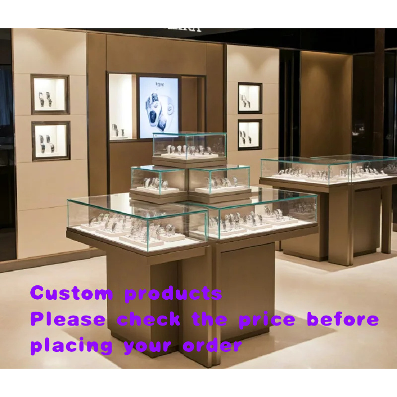Luxury Watch Levels - custom.Custom Luxury Multi-Level Watch Island Counter
