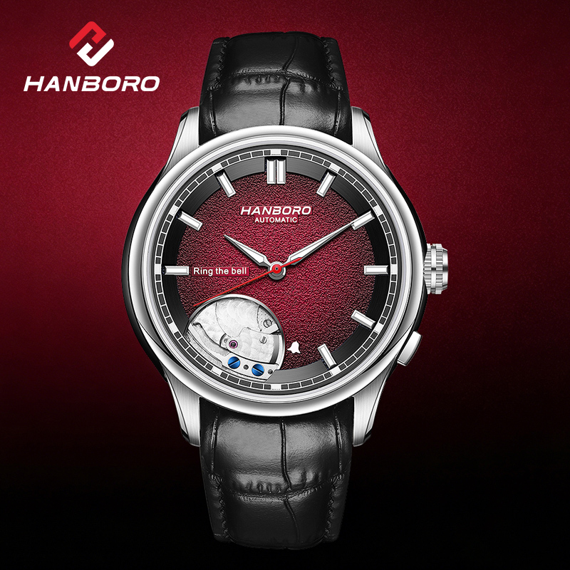 Minute Repeater Watch - HANBORO Hourly Clock Series Miyota 9015