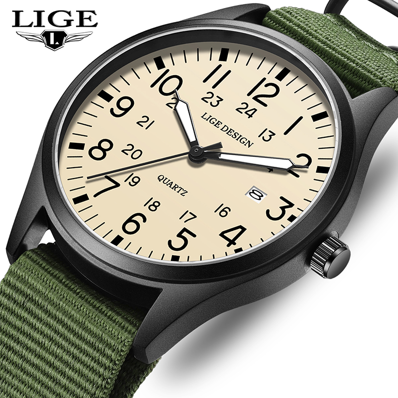 Luxury Watch Men - LIGE 2025 TOP NEW quartz wristwatch