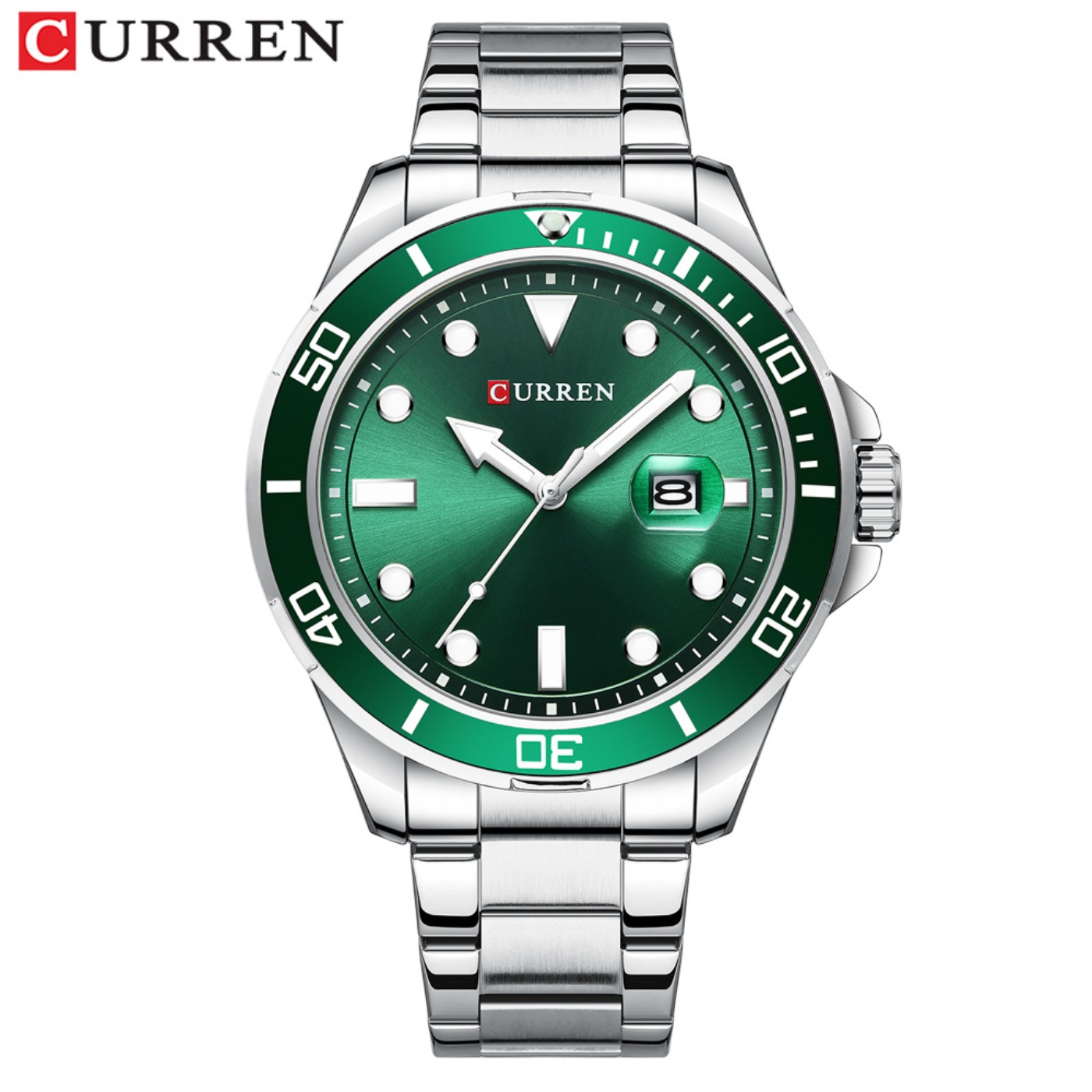 CURREN New Green Water Ghost S - Luxury Watch Men ulasan dan harga