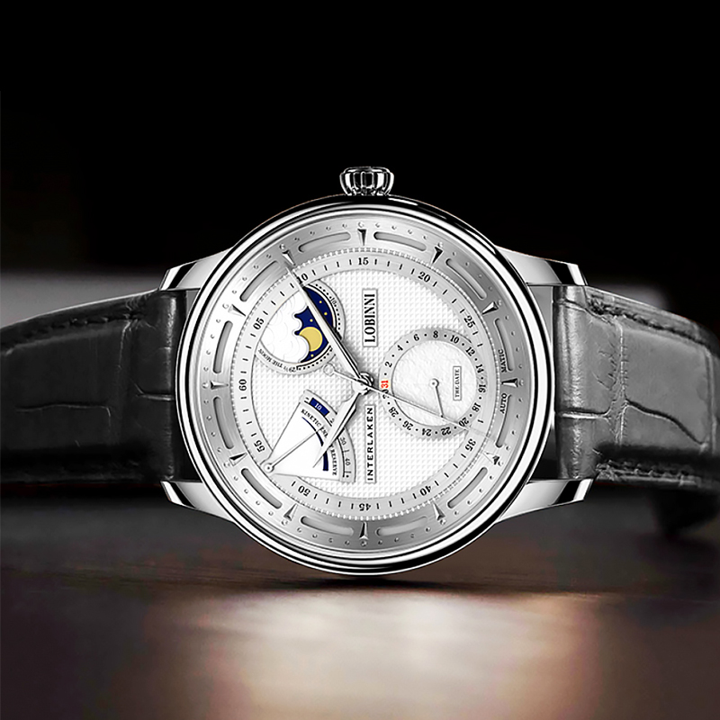 Lobinni Moon Phase Seagull Wat - Minute Repeater Watch ulasan dan harga