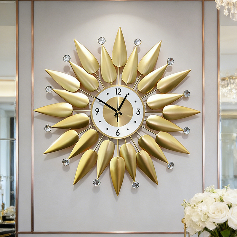 Luxury Wall Clock Metal Wall C - Luxury Watch Europe ulasan dan harga