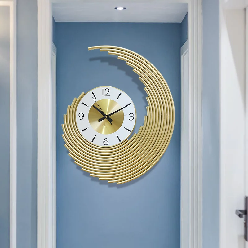 Light Luxury Metal Wall Clock  - Luxury Watch Europe ulasan dan harga