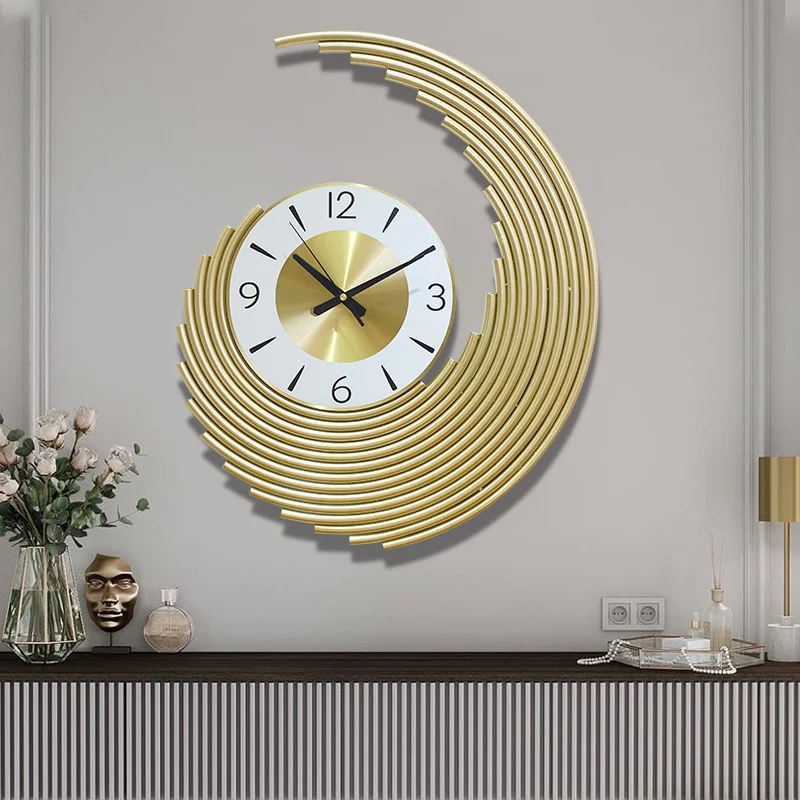 Light Luxury Metal Wall Clock  - Luxury Watch Europe ulasan dan harga
