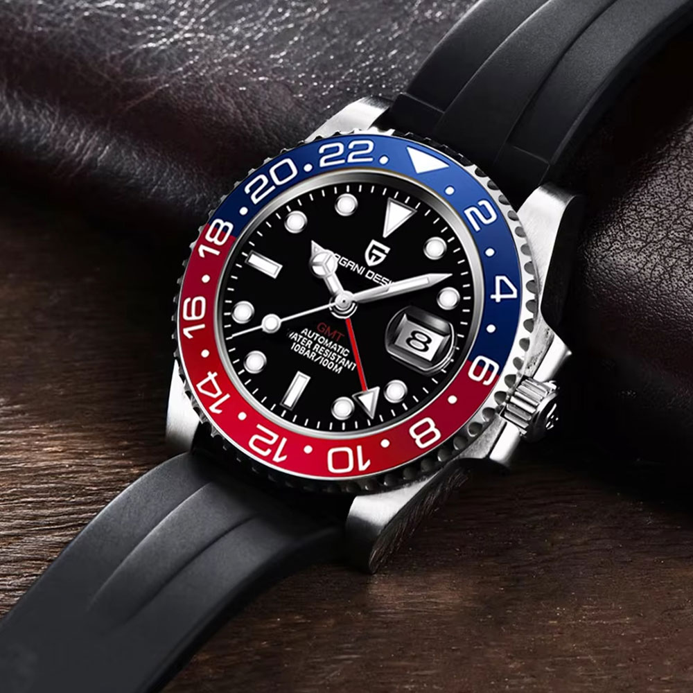40mm PAGANI DESIGN GMT Men Wat - Luxury Watch La ulasan dan harga