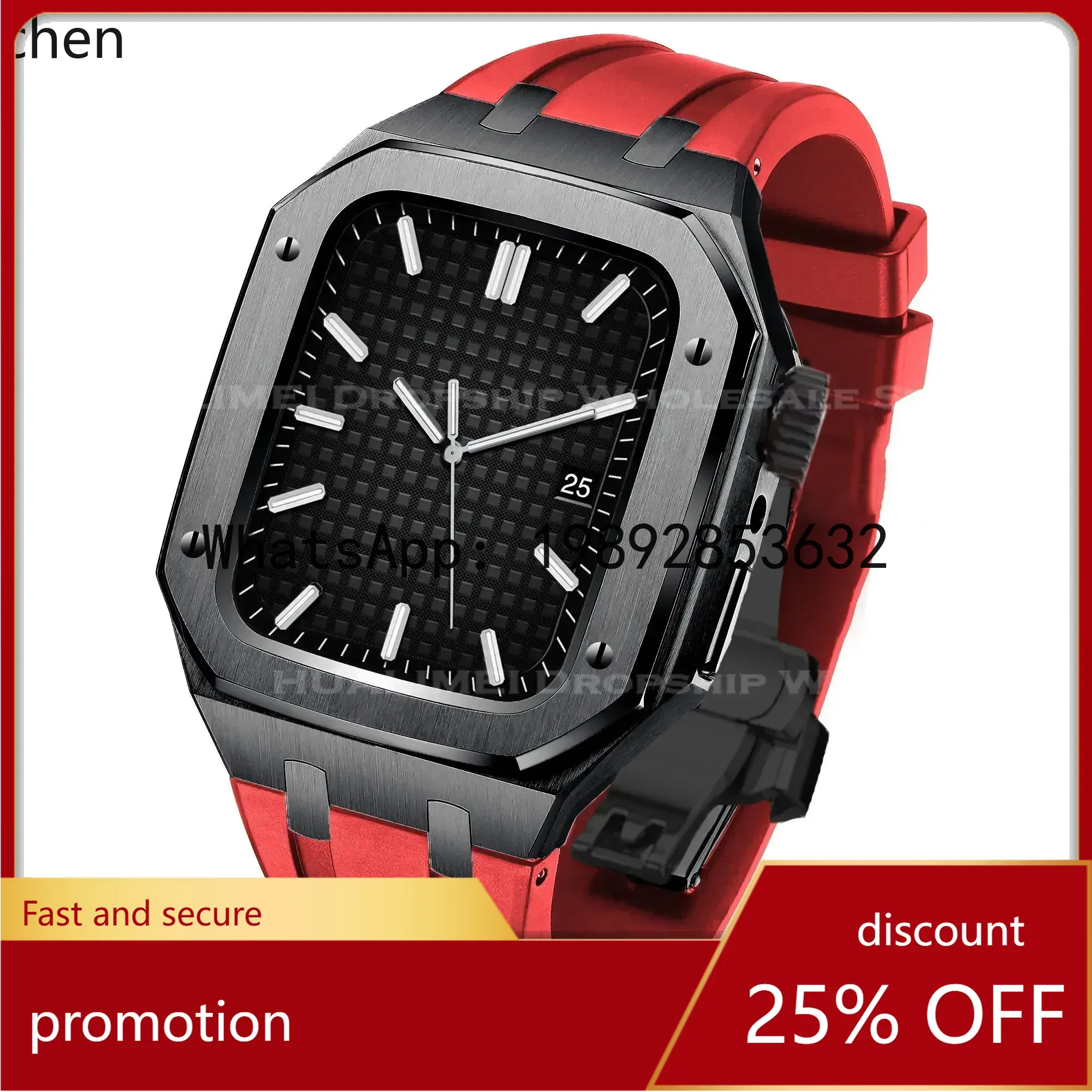 ZZ 45mm 44mm Metal Case+Silico - Luxury Watch Events ulasan dan harga