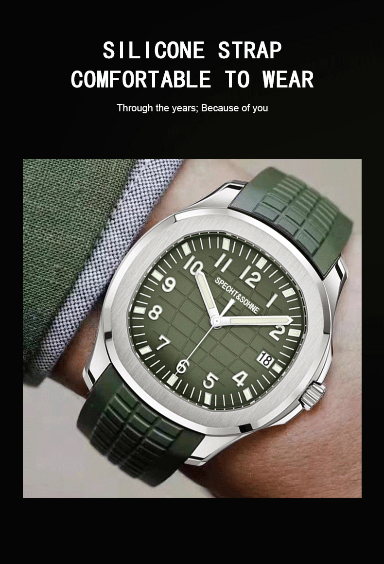 2025 New Men's Watches Automat - Luxury Watch Rubber Strap ulasan dan harga