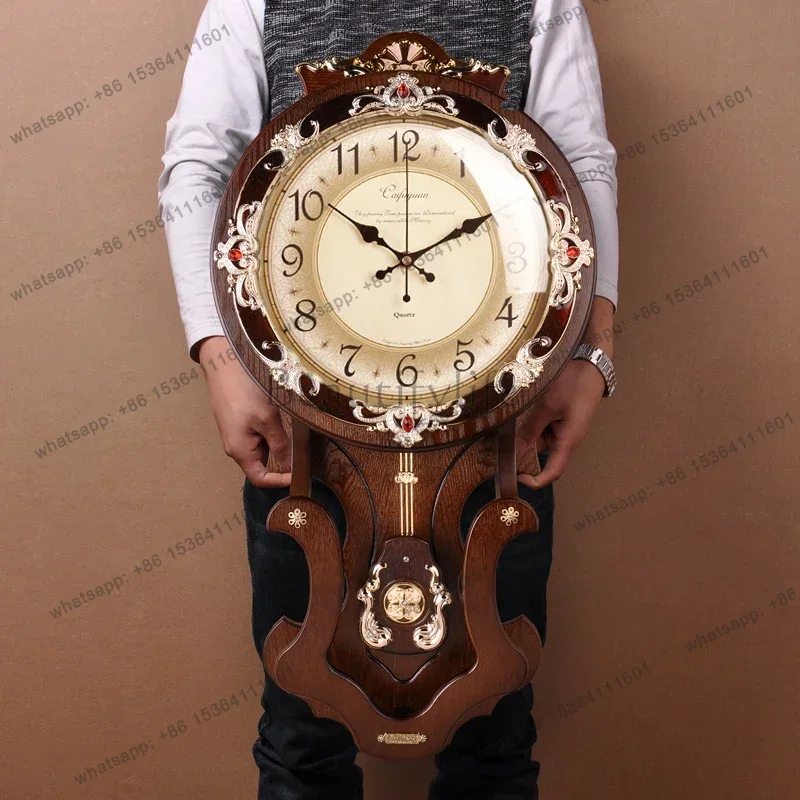 Wood Vintage Wall Clocks Silen - Luxury Watch Europe ulasan dan harga
