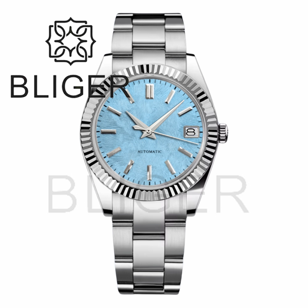 BLIGER 36mm39mm Custom logo Gr - Luxury Watch With Green Dial ulasan dan harga