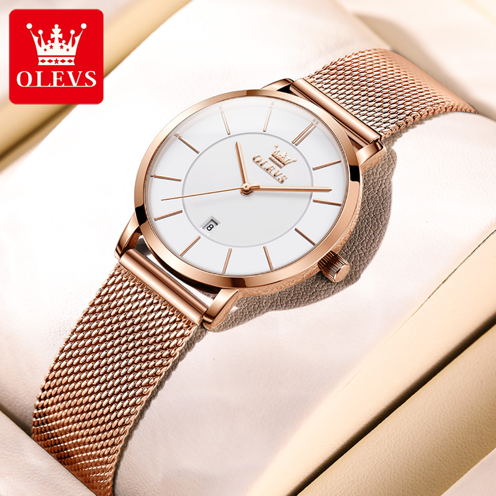 OLEVS Woman Watch 5869 Elegant - Luxury Watch Logo ulasan dan harga