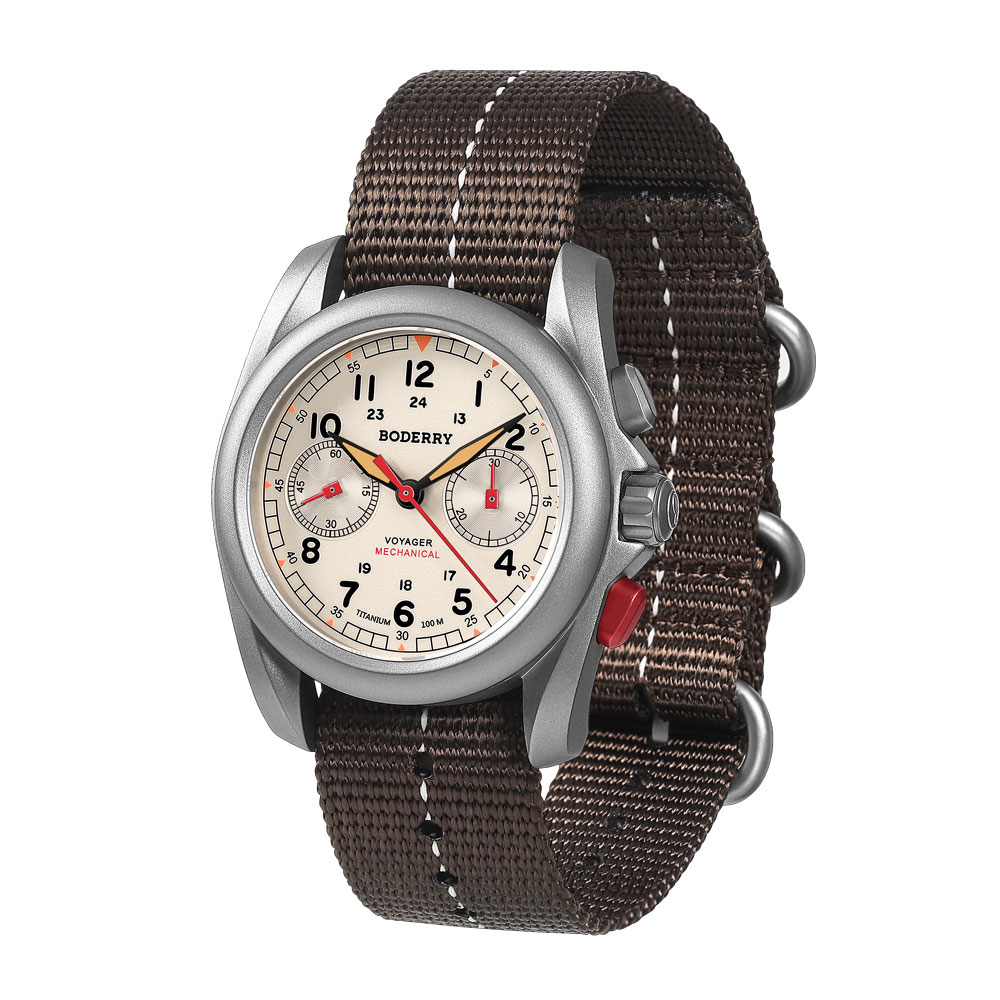 BODERRY Men's Field Watches Ti - Minute Repeater Watch ulasan dan harga