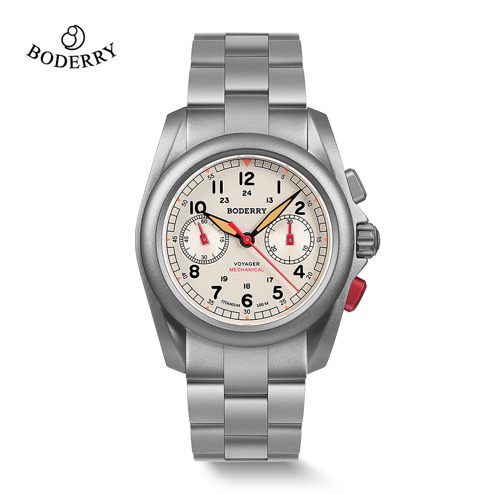 BODERRY Men's Field Watches Ti - Minute Repeater Watch ulasan dan harga