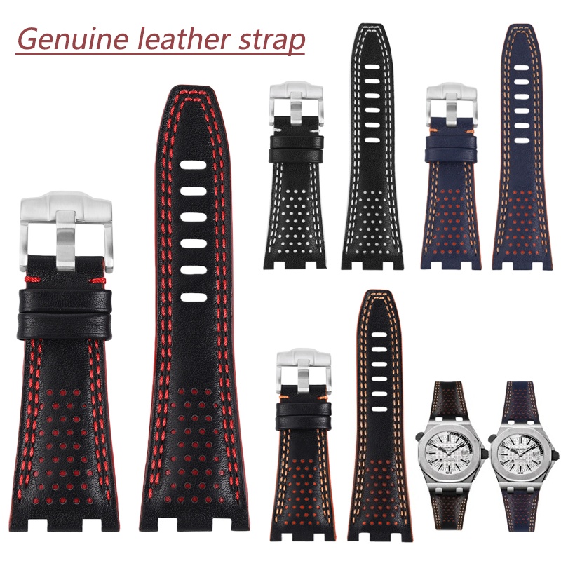 28mm cowhide strap for Audemar - Audemars Piguet Watch Royal Oak Offshore ulasan dan harga