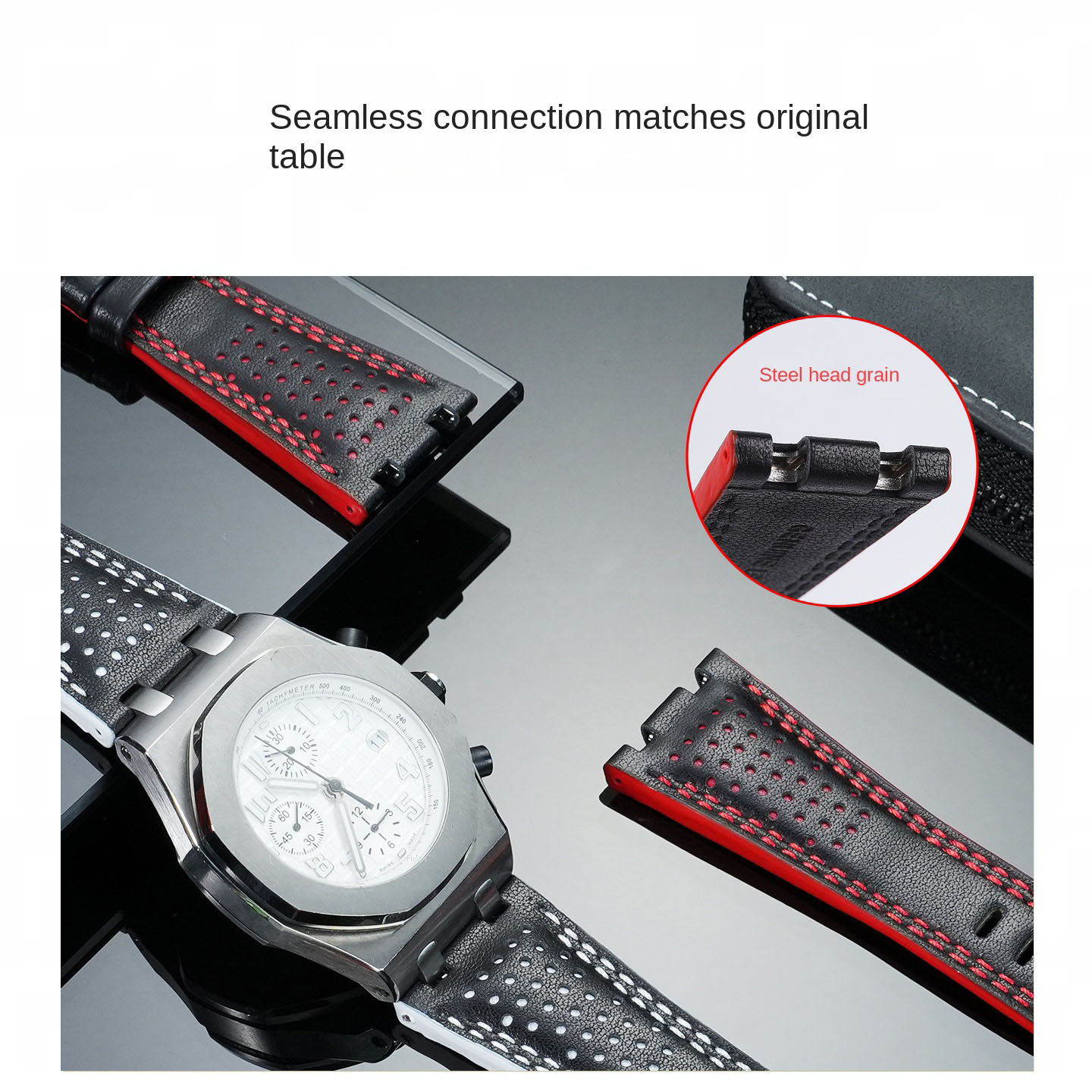 28mm cowhide strap for Audemar - Audemars Piguet Watch Royal Oak Offshore ulasan dan harga