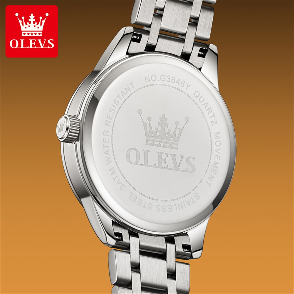 OLEVS Moon Phase men's watches - Luxury Watch Men ulasan dan harga