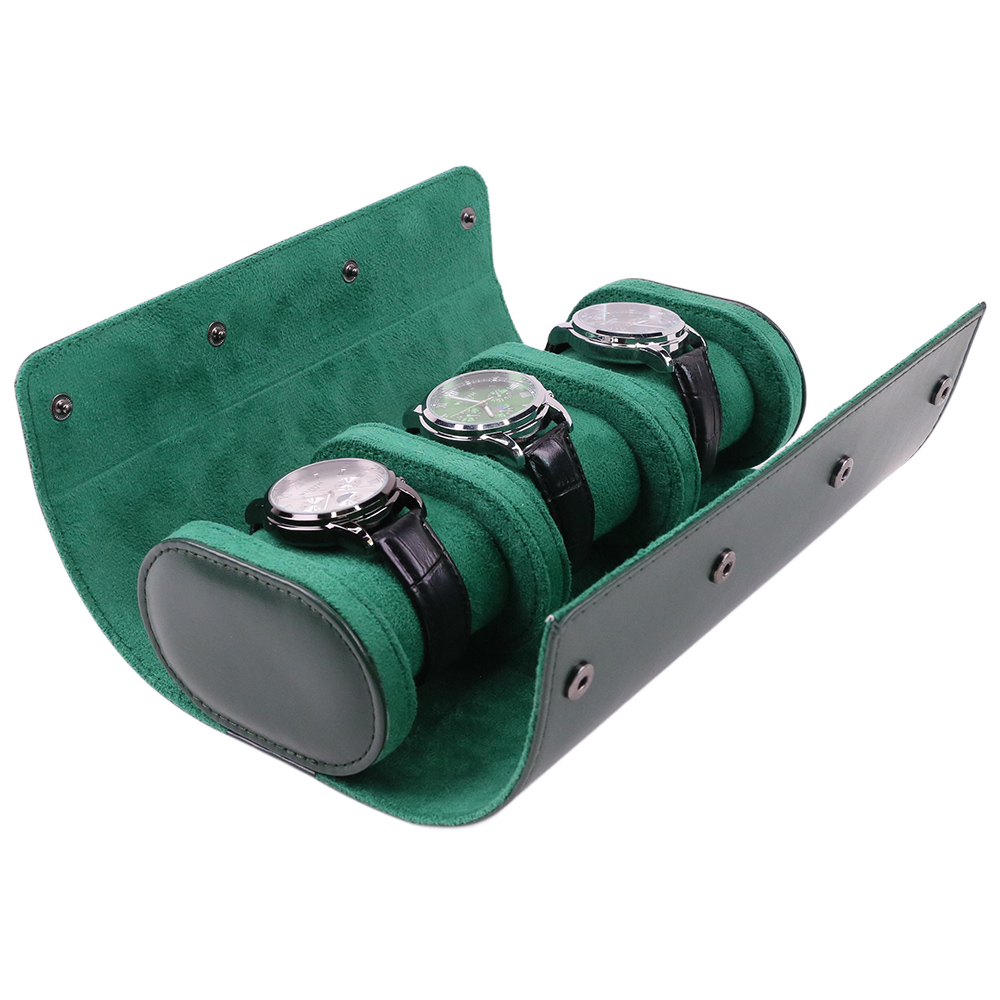 Luxury Portable 3 Slots PU Lea - Luxury Watch Winder Box ulasan dan harga