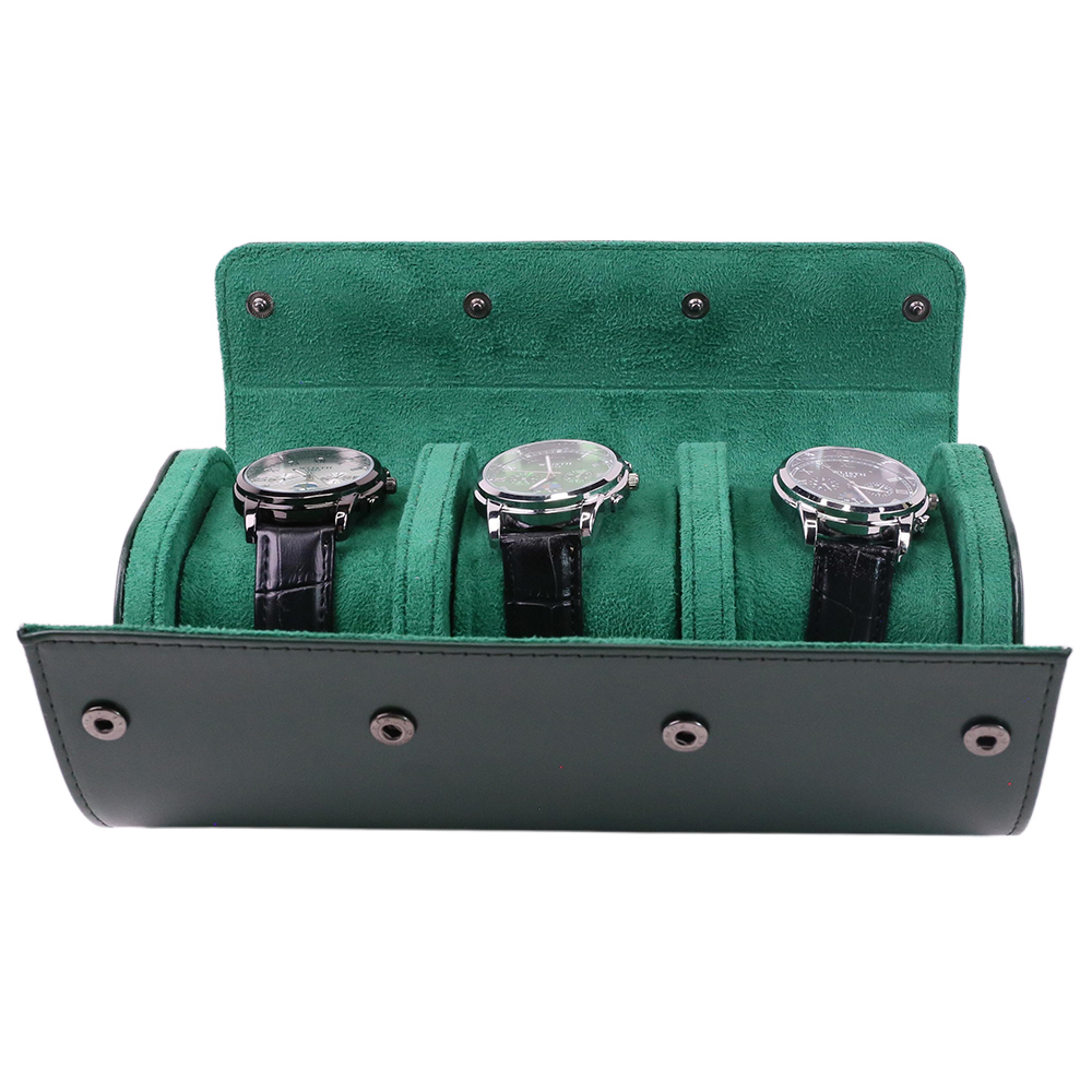 Luxury Portable 3 Slots PU Lea - Luxury Watch Winder Box ulasan dan harga