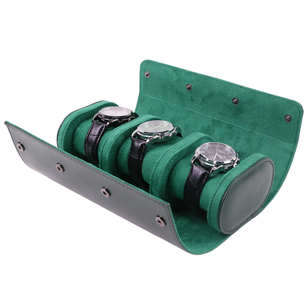 Luxury Portable 3 Slots PU Lea - Luxury Watch Winder Box ulasan dan harga