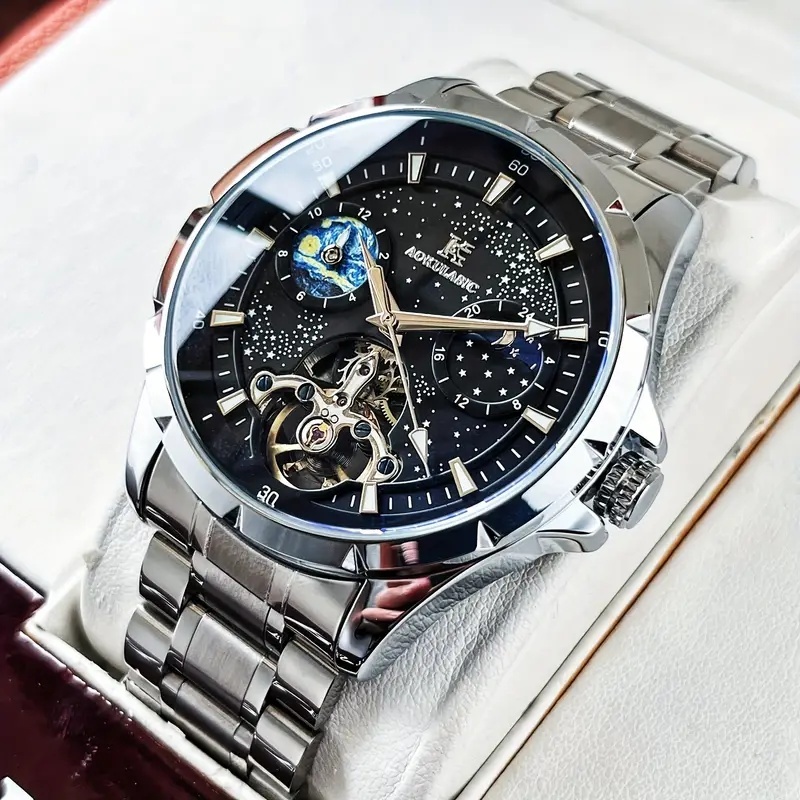 Luxurious Men's Automatic Mech - Luxury Watch Events ulasan dan harga