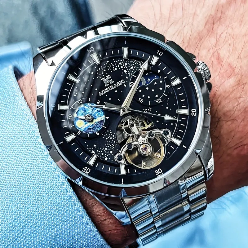 Luxurious Men's Automatic Mech - Luxury Watch Events ulasan dan harga