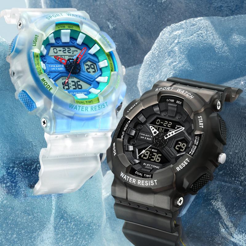TIMEARTX Men's Watch Luxury Mu - Luxury Watch Rubber Strap ulasan dan harga