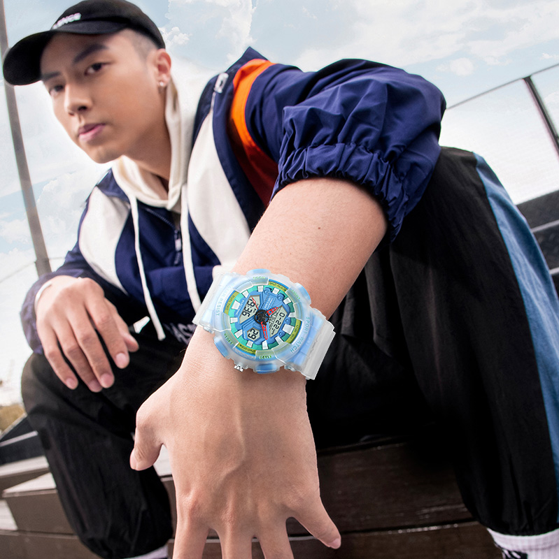 TIMEARTX Men's Watch Luxury Mu - Luxury Watch Rubber Strap ulasan dan harga