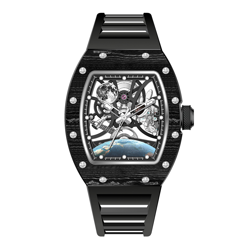 Barrel Hollow Mechanical Watch - Luxury Watch Trading ulasan dan harga
