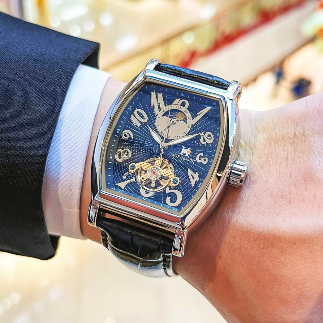 Luxury Business Barrel-Shaped  - Luxury Watch Europe ulasan dan harga