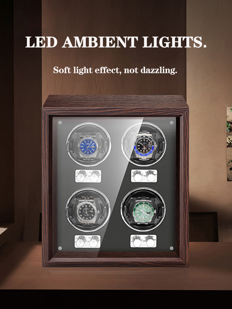 The Spot Goods 1/2/4/6 Slot Au - Luxury Watch Winder Box ulasan dan harga