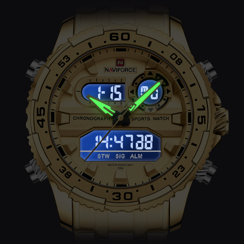NAVIFORCE Man's Quartz Watches - Luxury Watch Trading ulasan dan harga