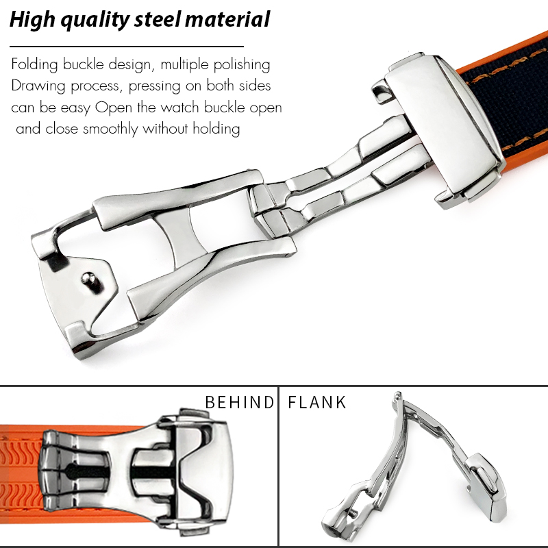 High Quality Nylon Rubber Watc - Omega Watch Seamaster ulasan dan harga