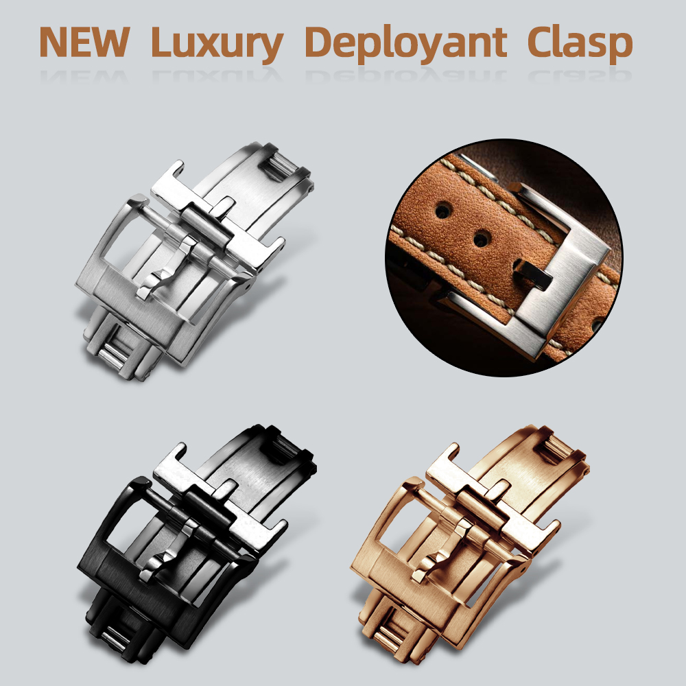 NEW Luxury Deployant Clasp 16m - Luxury Watch Strap ulasan dan harga