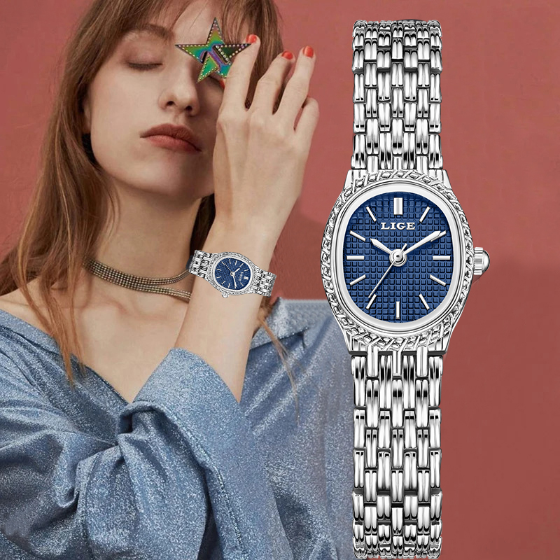LIGE Fashion Luxury Quartz Wom - Luxury Watch In Usa ulasan dan harga