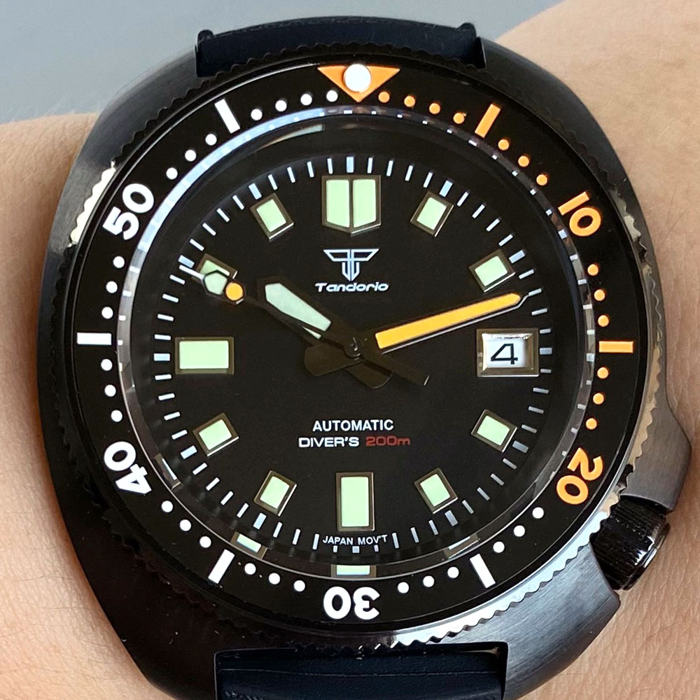 20ATM Tandorio 44mm Turtle 610 - Luxury Watch With Green Dial ulasan dan harga