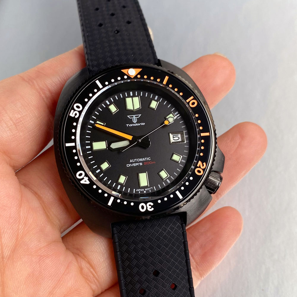 20ATM Tandorio 44mm Turtle 610 - Luxury Watch With Green Dial ulasan dan harga