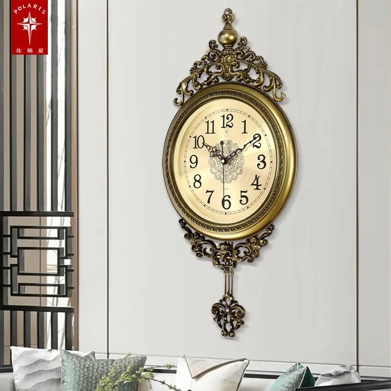 Large Luxury Gold Wall Clock L - Luxury Watch Europe ulasan dan harga