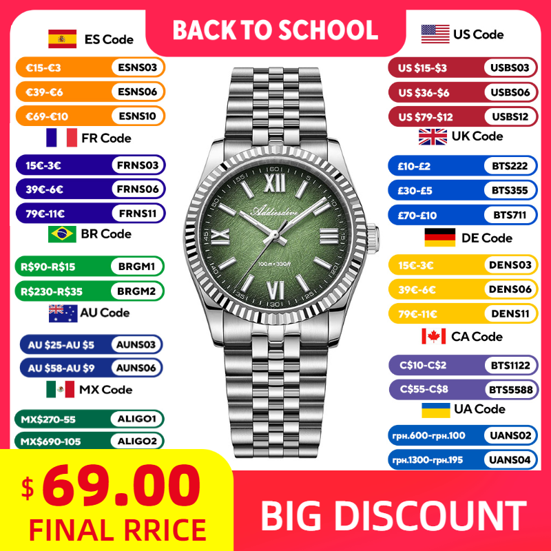 ADDIESDIVE Elegant Watch for W - Luxury Watch In Usa ulasan dan harga