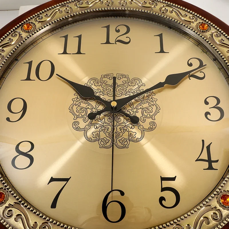 Luxury Wood Wall Clock Metal R - Luxury Watch Europe ulasan dan harga