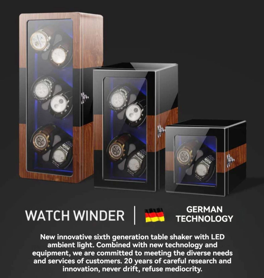 IBBETON【Battery】Watch Winder B - Luxury Watch Winder Box ulasan dan harga