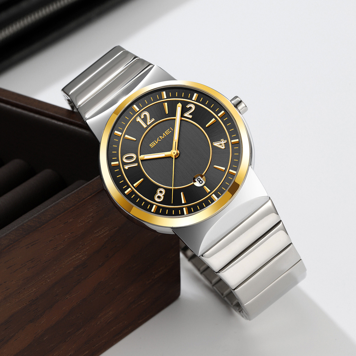 9401 Luxury Mens Steel Band Wa - Luxury Watch Men ulasan dan harga