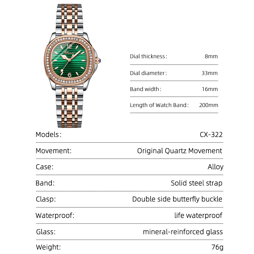 CHENXI Elegant End Luxury Wome - Luxury Watch Events ulasan dan harga