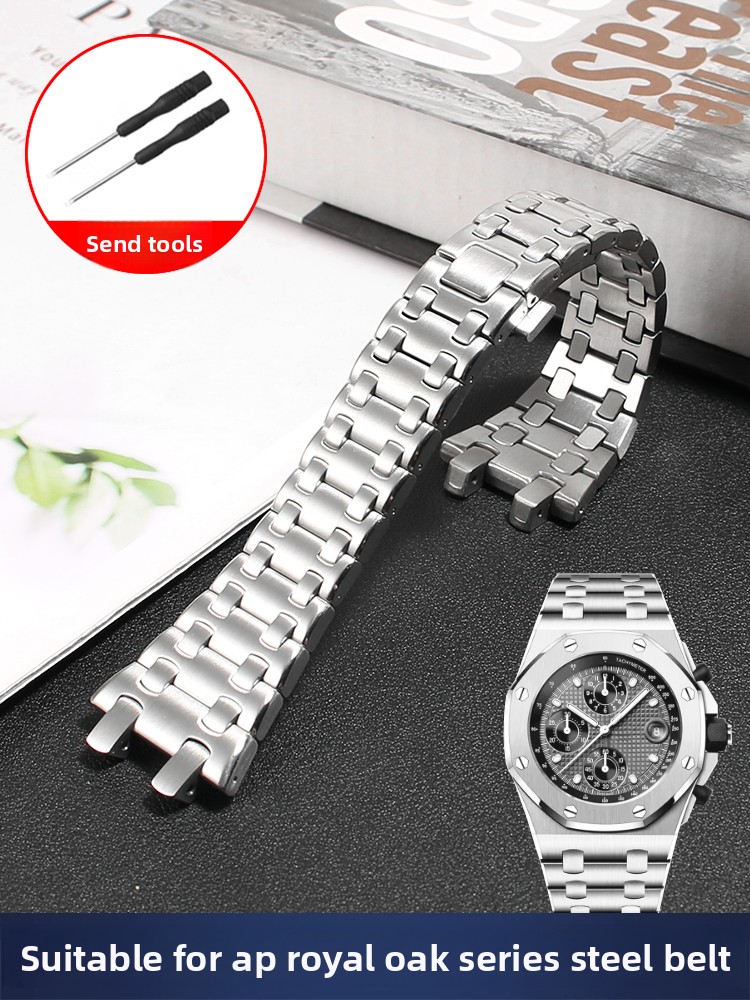 Stainless Steel Watch Strap fo - Audemars Piguet Watch Royal Oak Offshore ulasan dan harga
