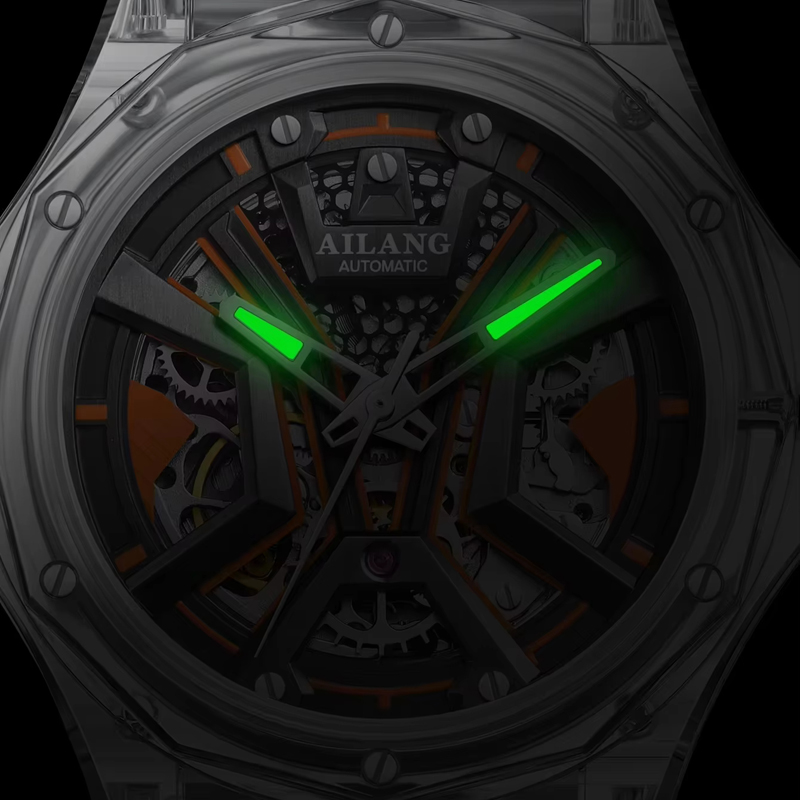 AILANG Brand Sports Men Mechan - Luxury Watch Rubber Strap ulasan dan harga