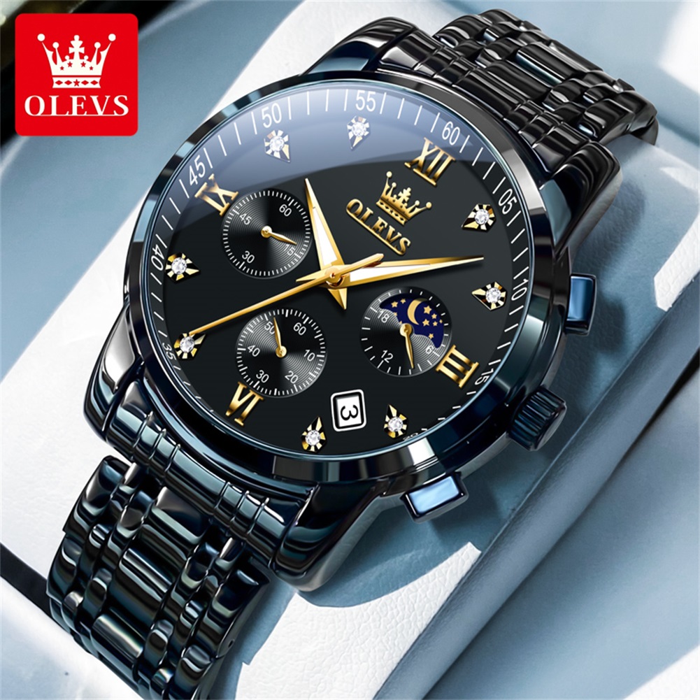 OLEVS Popular men's watches st - Luxury Watch Men ulasan dan harga